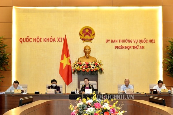 Chủ tịch Quốc hội Nguyễn Thị Kim Ngân phát biểu tại phiên họp. Ảnh: Cổng TTĐT Quốc hội