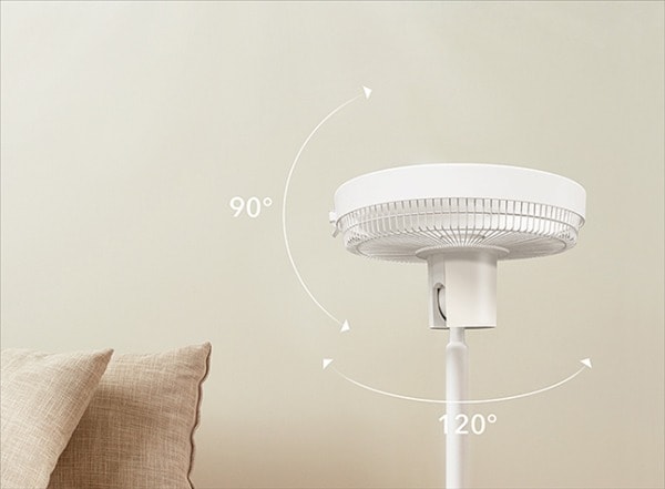 Với góc quay cực rộng, quạt cây của Huawei có thể tăng hiệu quả lưu thông không khí trong nhà và cân bằng nhiệt độ phòng.