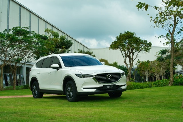 Xe Mazda CX-8 Deluxe được đánh giá là một trong những mẫu SUV 7 chỗ lớn nhất hiện nay với kích thước dài-rộng-cao lần lượt là 4.900 x 1.840 x 1.730mm.