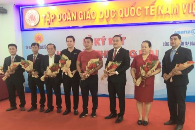Tập đoàn Giáo dục Quốc tế Nam Việt hợp tác với Tập đoàn Asanzo phát triển chuỗi phân phối sản phẩm kim khí điện máy