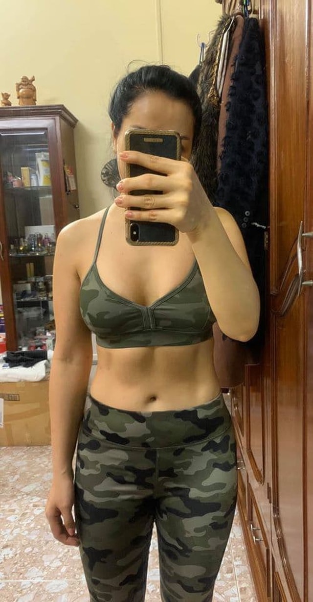 Thúy Hằng chăm chỉ luyện tập gym và yoga để duy trì vóc dáng.