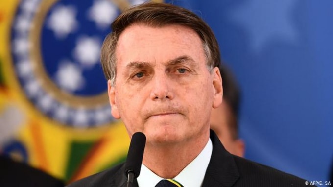 Tổng thống Brazil Jair Bolsonaro. Ảnh: AFP