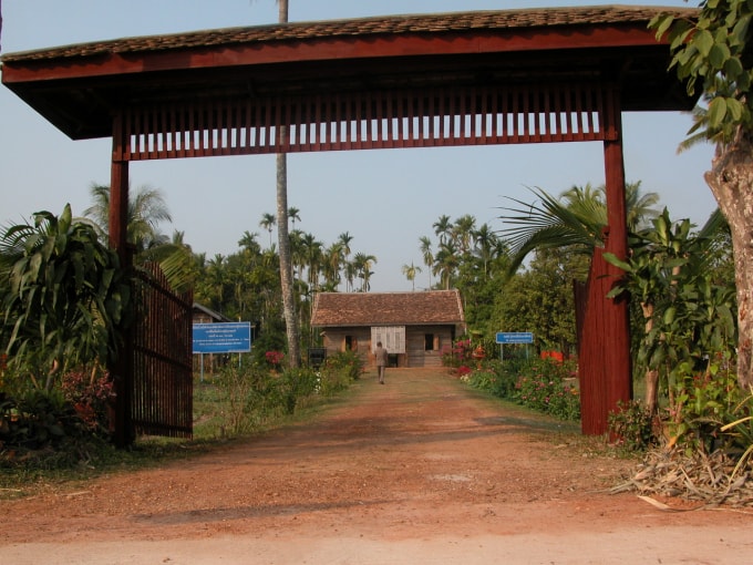 Khu lưu niệm Bác Hồ tại Nakhon Phanom.