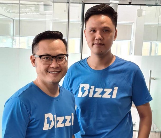 Hai đồng sáng lập của Bizzi. Ảnh: Bizzi