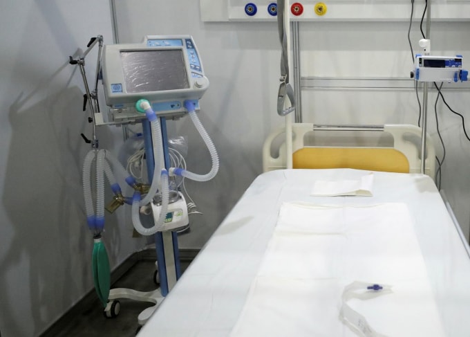 Máy thở Aventa-M tại một bệnh viện ở Nga. Ảnh: Reuters