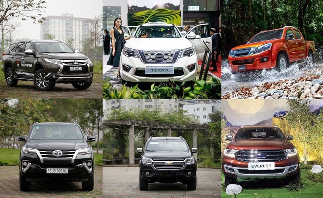 Việt Nam nhập khẩu toàn bộ xe bán tải và hầu hết SUV 7 chỗ từ Thái Lan.