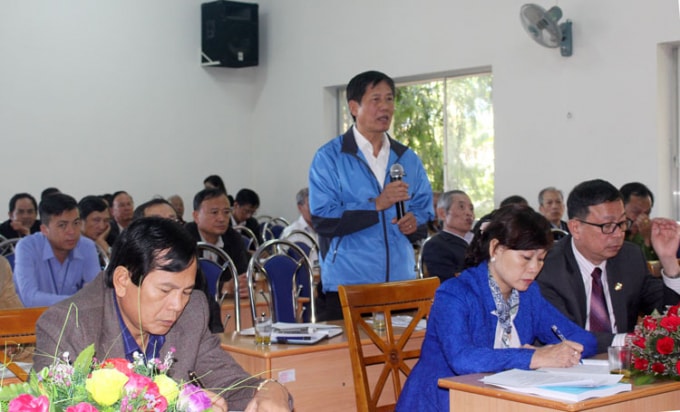 ĐBQH Nguyễn Tạo - Phó Trưởng Đoàn chuyên trách Đoàn ĐBQH và các ĐBQH Lâm Đồng (ảnh st)
