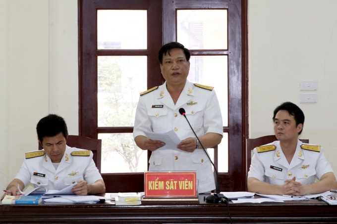 Viện Kiểm sát Quân sự Trung ương đề nghị phạt ông Nguyễn Văn Hiến từ 3 đến 4 năm tù. Ảnh: BQP