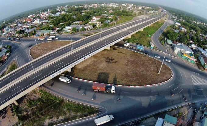 Đề xuất mở thêm đường dưới cao tốc TP.HCM - Long Thành - Dầu Giây. Ảnh: TL