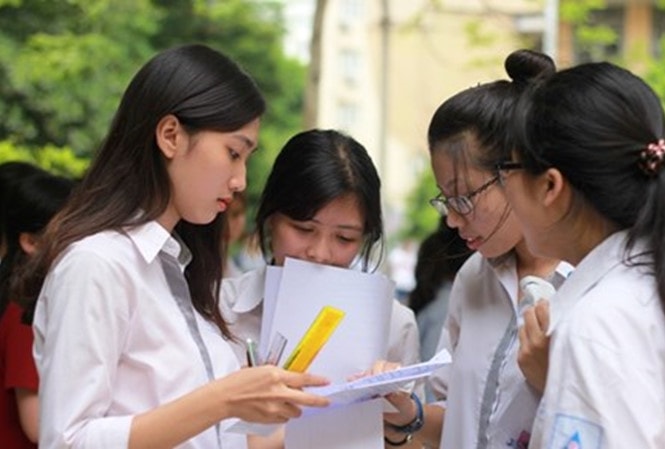 Thí sinh lưu ý những quy định trước khi vào phòng thi tốt nghiệp THPT năm 2020. Ảnh: TL