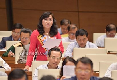 Đại biểu Nguyễn Thị Kim Bé - Đoàn ĐBQH tỉnh Kiên Giang.