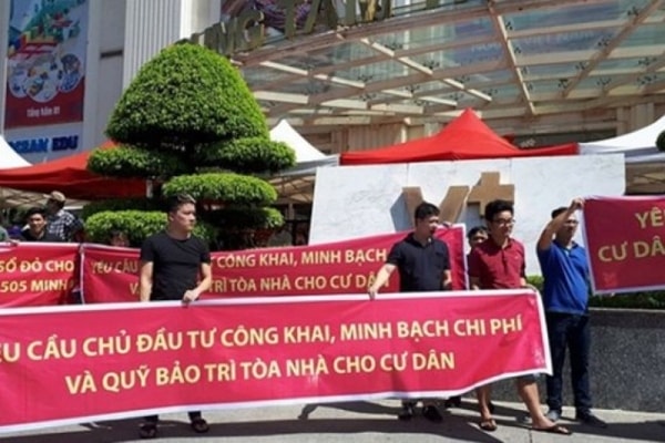 Hàng loạt tranh chấp xảy ra tại các chung cư liên quan đến phí bảo trì