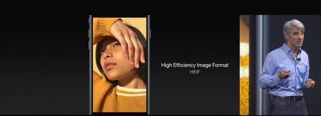 Apple lần đầu giới thiệu về HEIC vào năm 2017.
