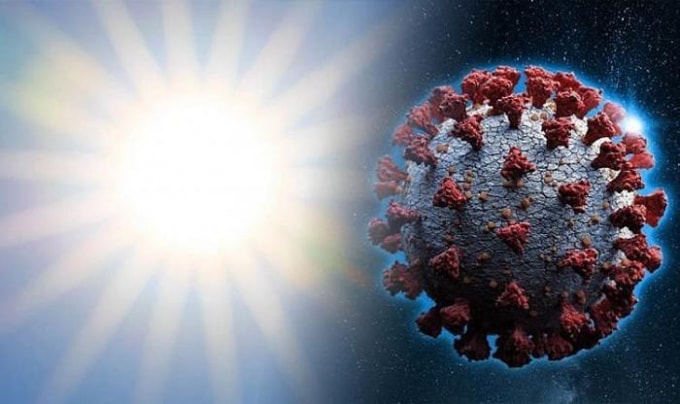 Ánh nắng mặt trời là 'khắc tinh' của Virus SARS-CoV-2. Ảnh: TL