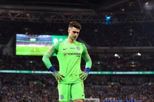 Để cạnh tranh vị trí chính thức ở đội tuyển cho chiến dịch EURO Kepa có thể rời Chelsea. Ảnh: Getty