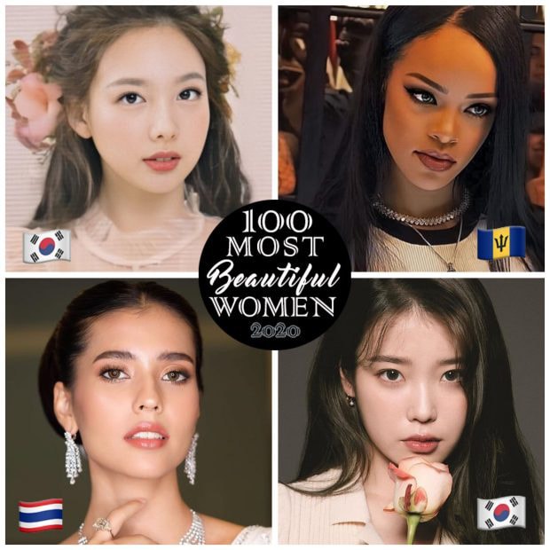 89. Naeyon (Hàn Quốc), 90. Rihanna (Barbados), 91. Anntonia Porsild (Thái Lan), 92. IU (Hàn Quốc).