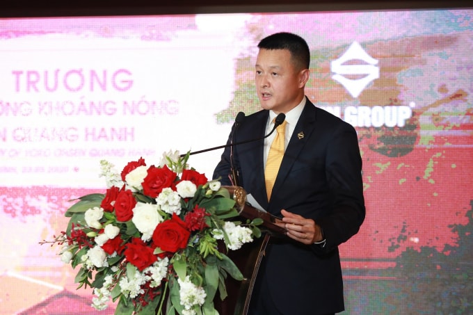 CT HĐQT Sun Group Đặng Minh Trường phát biểu tại Lễ khai trương Yoko Onsen.
