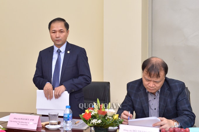 TS Đào Duy Anh, Viện trưởng Viện Khoa học và Công nghệ Mỏ - Luyện kim (ảnh st)