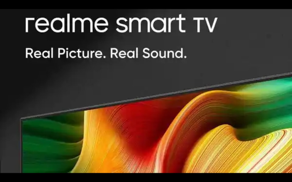 Mẫu Smart TV mới của Realme có viền màn hình cực mỏng chỉ 8.7mm.