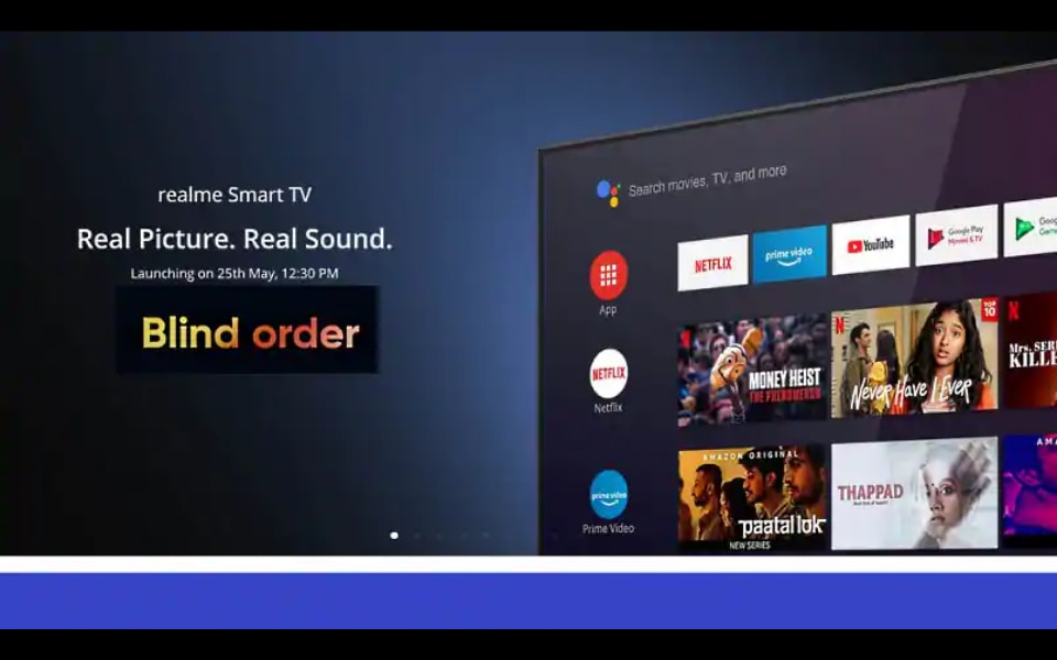 Realme Smart TV được trang bị các cổng như HDMI, 2 cổng USB, một cổng LAN và một cổng bắt sóng.