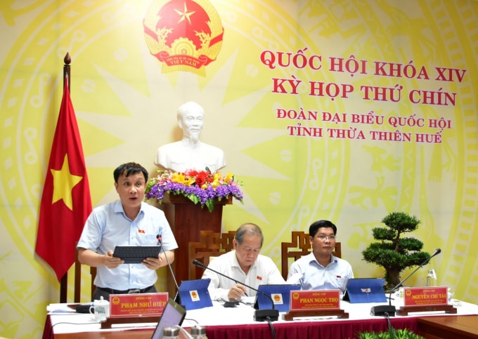 Đại biểu Phạm Như Hiệp (đoàn Thừa Thiên Huế).