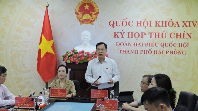 Đại biểu Mai Hồng Hải (đoàn Hải Phòng)