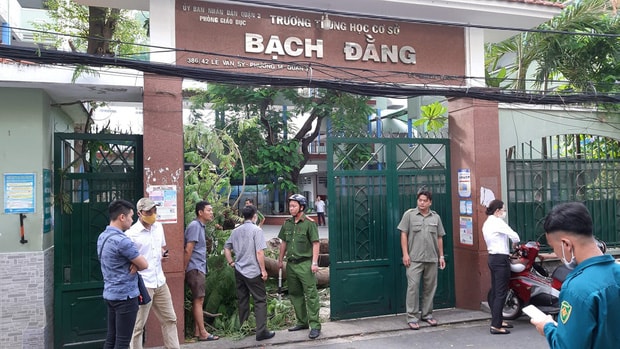 Hiện trường vụ việc. ẢNh: Hạ Vũ.