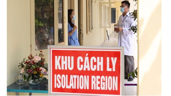 Khu cách ly các bệnh nhân nghi nhiễm Covid-19. Ảnh: TL