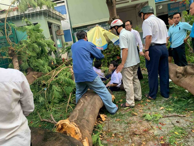 Hiện trường vụ việc. Ảnh: Mai Thanh.