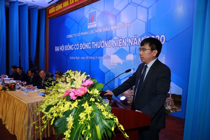 Phó Tổng Giám đốc PVN Lê Xuân Huyên phát biểu chỉ đạo tại đại hội.