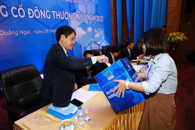 Bỏ phiếu thông qua các nội dung do HĐQT trình đại hội.