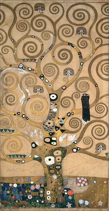 Tác phẩm Cây đời của Gustav Klimt.
