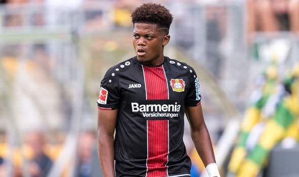 Manchester City có thể mua Leon Bailey thay thế Leroy Sane. Ảnh: express