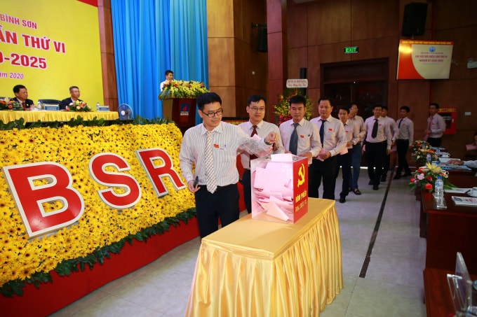 Bầu Ban chấp hành Đảng bộ BSR nhiệm kỳ 2020 - 2025.