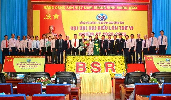 Ban chấp hành Đảng bộ BSR nhiệm kỳ 2020 - 2025 ra mắt Đại hội.