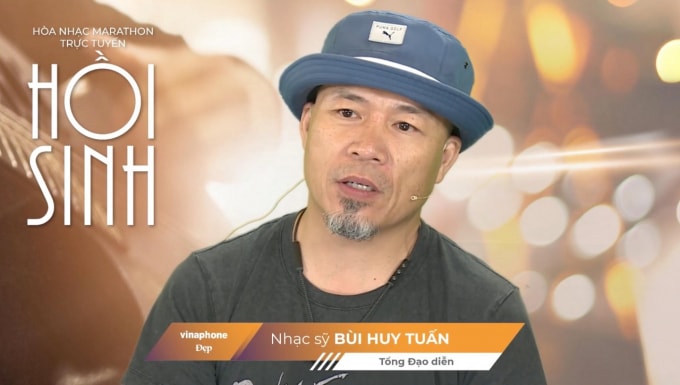 Nhạc sỹ Huy Tuấn - Tổng đạo diễn chương trình.