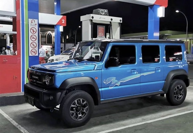 Mẫu Jimny 5 cửa được phát triển riêng cho thị trường Ấn Độ.
