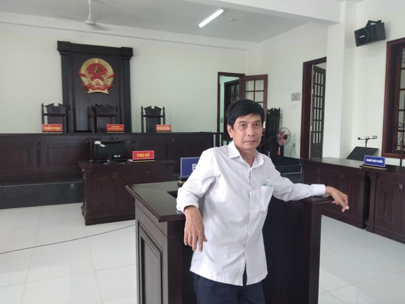 Ông Lưu Hữu Phước trước lúc nghe toà tuyên án.