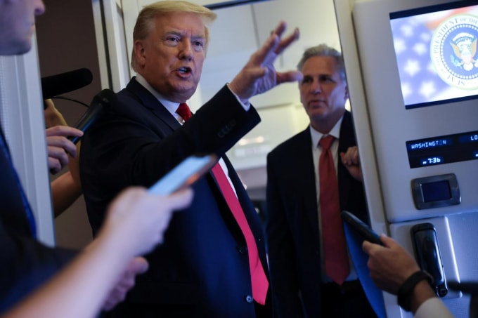 Tổng thống Mỹ Donald Trump. Ảnh: Reuters