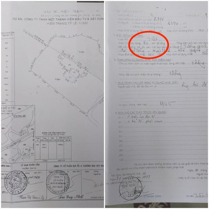 Căn nhà ở tạm của gia đình bà Trần Thị Huệ trước năm 2014 có diện tích 80m2, tầng trệt, mái tôn.