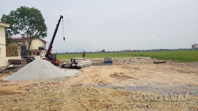 UBND xã Ninh Giang có dấu hiệu tổ chức đấu thầu trái quy định tại dự án “Xây dựng Nhà văn hóa xã Ninh Giang và các hạng mục phụ trợ”.