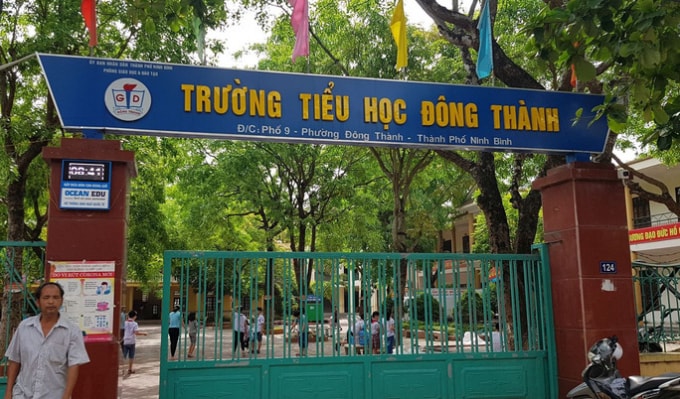 Ngôi trường nơi Hiệu trưởng, hiệu phó bị khởi tố. Ảnh: TL