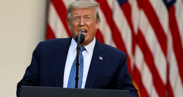Tổng thống Trump khẳng định sẽ huy động quân đội để trấn áp các cuộc biểu tình bạo lực trên khắp nước Mỹ - Ảnh: Reuters