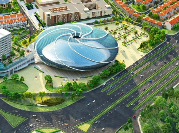 Tiện ích nội khu Trung tâm giải trí thể thao đa năng trong nhà Aqua Arena.