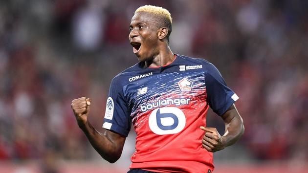 Osimhen đang bùng nổ ở Lille. Ảnh: Getty