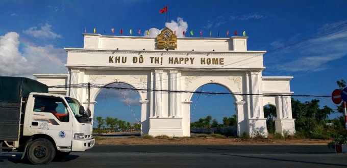 194ha của Khu đô thị Happy Home tại cửa ngõ TP. Cà Mau được UBND tỉnh Cà May đổi cho Công ty CP Đồng Tâm thông qua việc đầu tư tuyến đường Tắc Thủ - Vàm Đá Bạc. Ảnh: TS