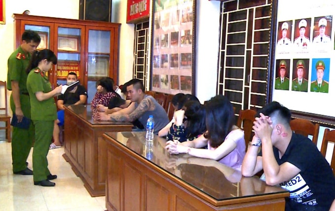 Công an tỉnh Thanh Hóa liên tiếp phát hiện, bắt quả tang nhiều đối tượng tổ chức sử dụng trái phép chất ma túy trong thời gian vừa qua