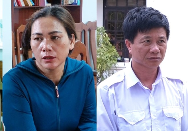 Đối tượng Dịu và Chức. Ảnh: TL