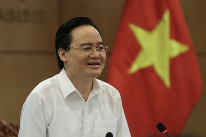Bộ trưởng Phùng Xuân Nhạ đề xuất 6 biện pháp để phát triển phương thức dạy học trực tuyến (ảnh TL).
