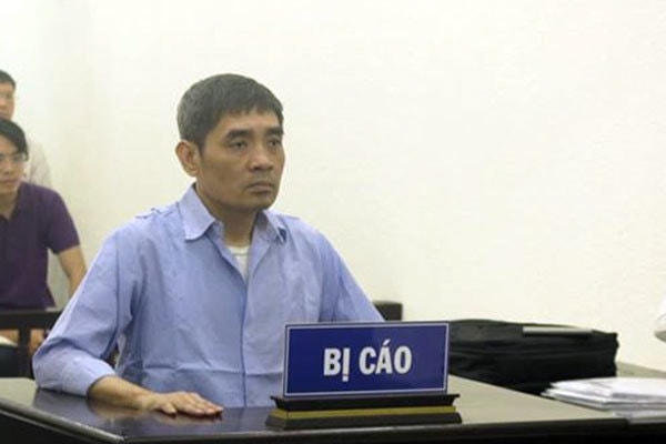 Bị cáo Đoàn Hải Quân tại tòa